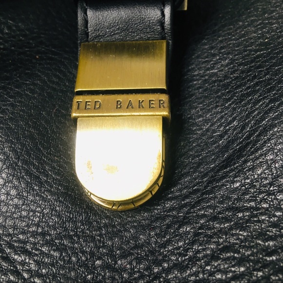 Ted Baker Men's Black 100% Leather Satchel